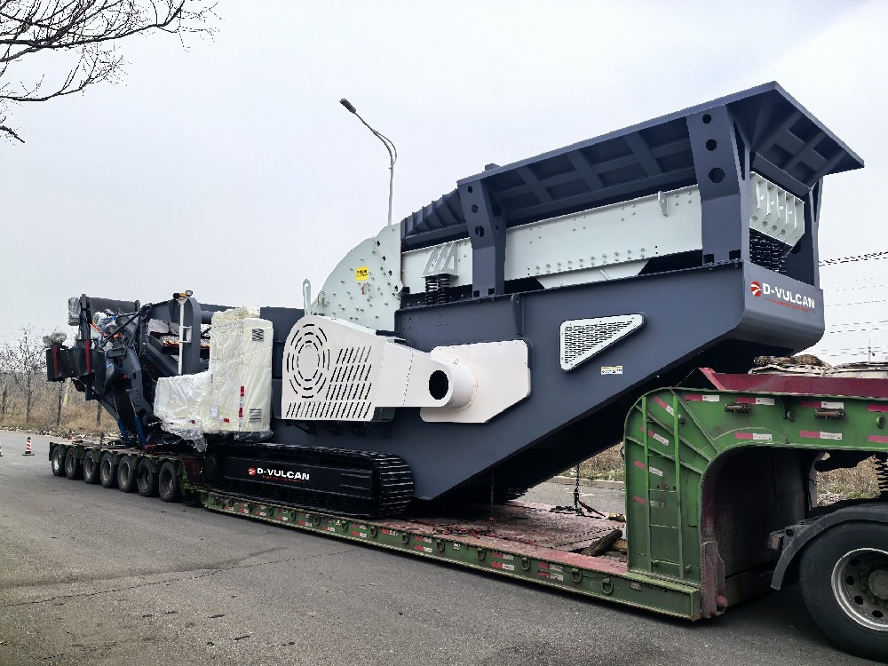 D-VULCAN Ships TP1512 Track-Mounted Mobile Hammer Crusher to Uzbekistan